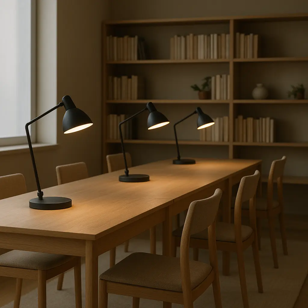 Ruhige Arbeitsplätze